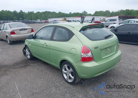 2009 Hyundai Accent Se z USA, uszkodzony, nr VIN KMHCN36C19U134535